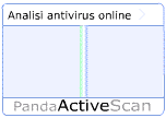 Panda ActiveScan - Check online di virus